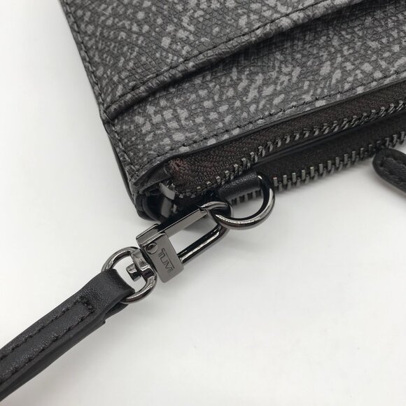 Tumi Grey Ballistic Nylon Crossbody Clutch - Picture 9 of 12
